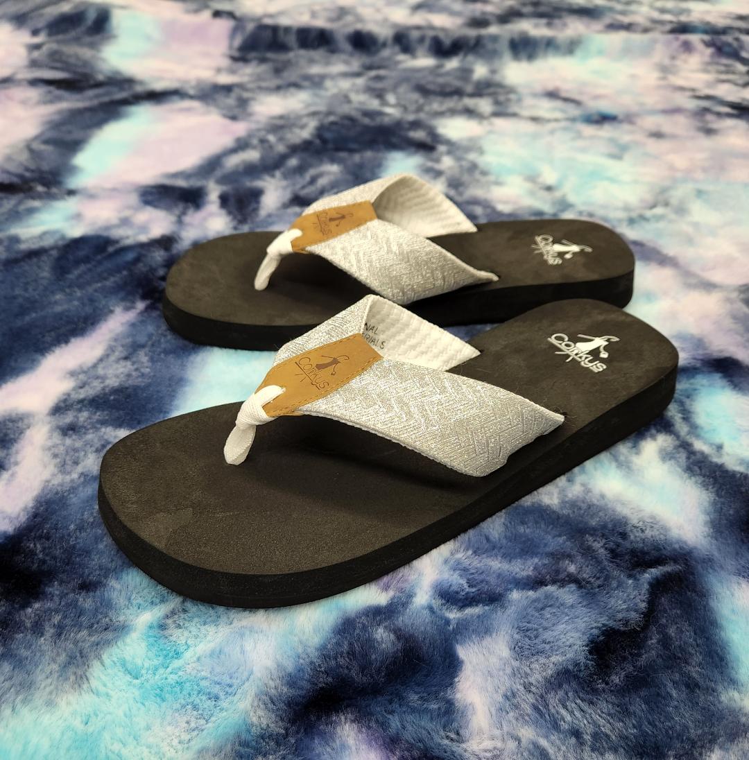 Garden Party Sandals White by Corky’s